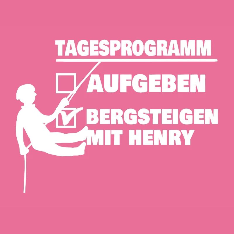 Berg mit henry oder aufgeben