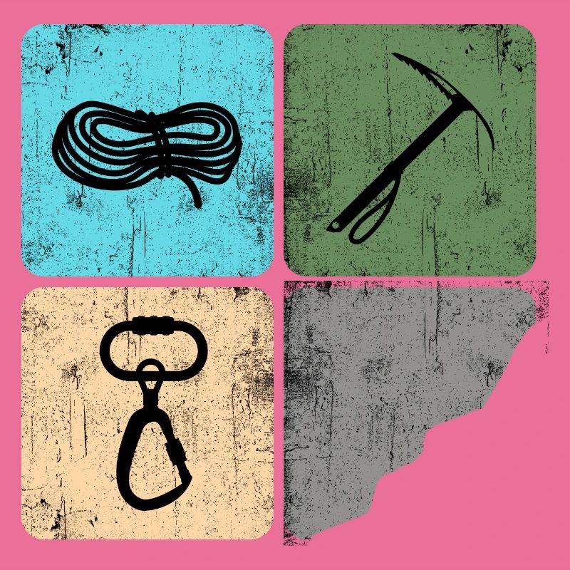 Klettern Bergsteiger Bergfex Eispickel