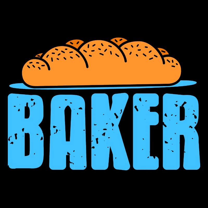 Superbe rétro BAKER Designs Baking Lovers T-Shirt