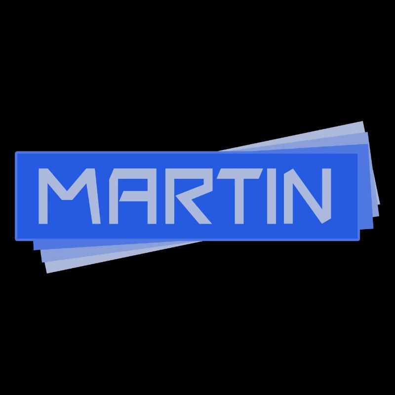 Namensschild Martin