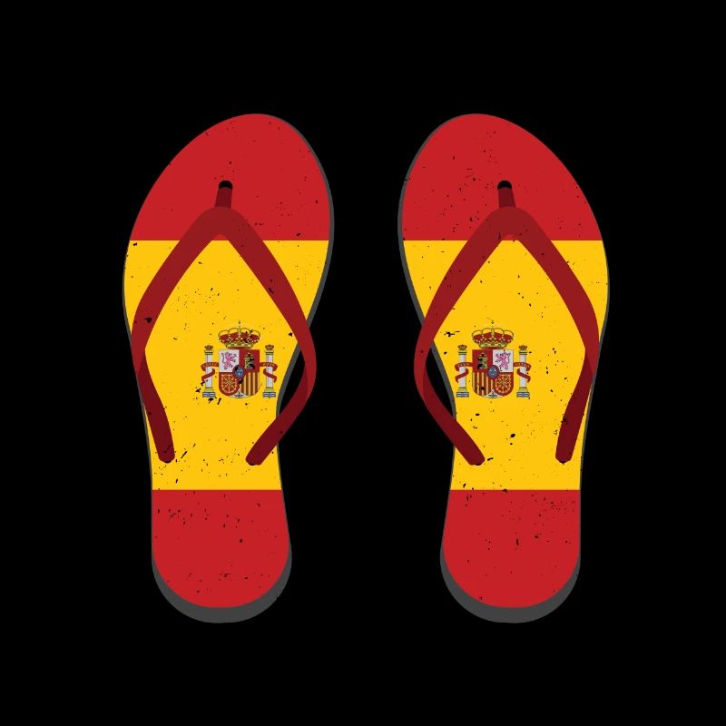Spanien Flagge Flipflop Spanisch Geschenk Espana