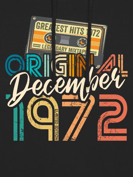 Vintage Cassette Tape December 1972 Birthday