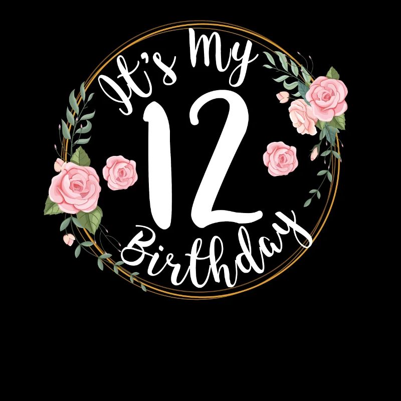 C’est mon 12e anniversaire préado de 12 ans pour fille