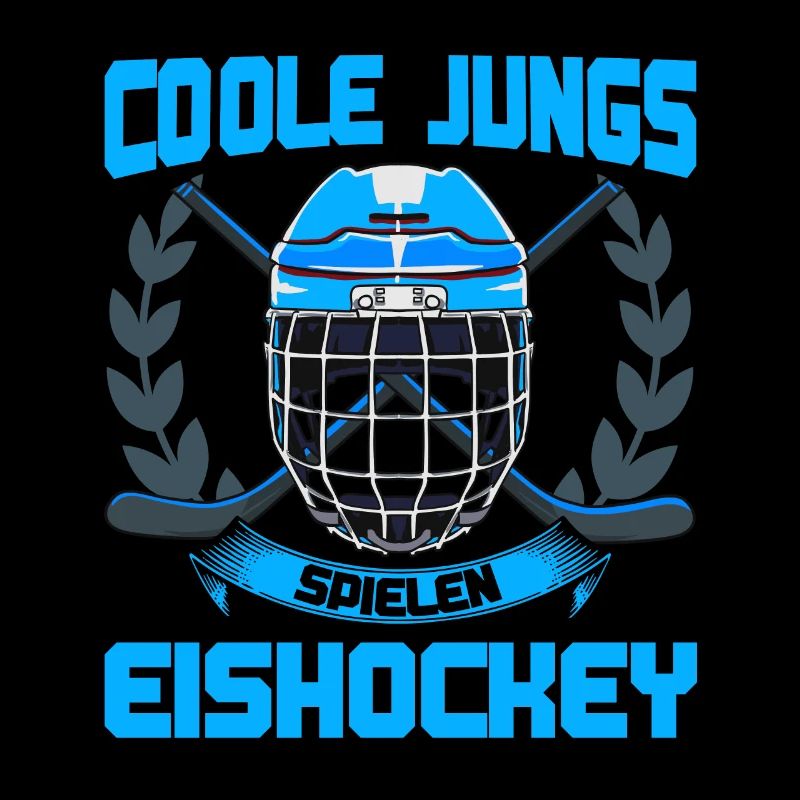Coola killar spelar ishockey