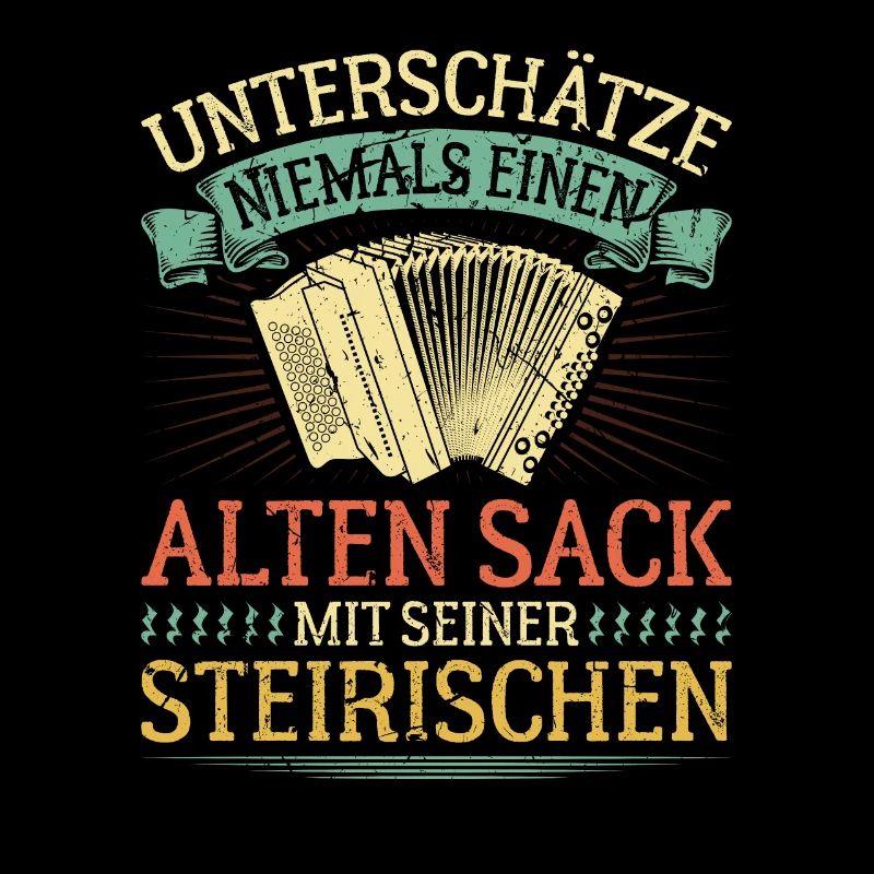 Alter Sack Mit Steirische Harmonika, Lustiges