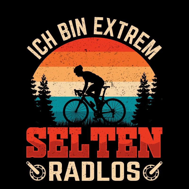 Ich bin extrem selten Radlos Radfahrer Geschenk