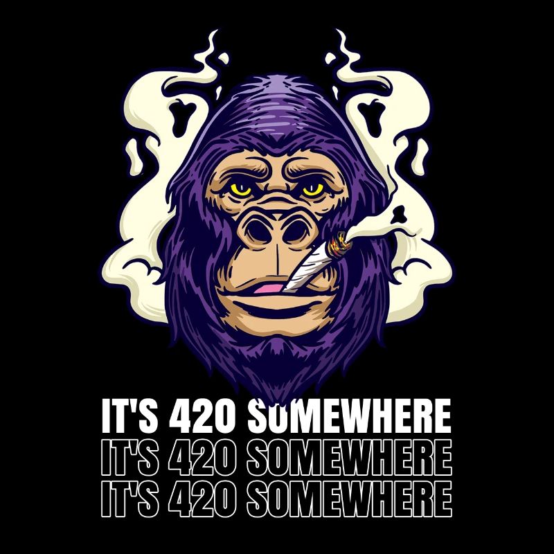 C’est 420 Somewhere Cannabis Weed Smoking THC Ganja