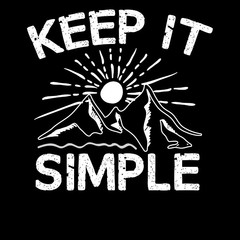 Keep It Simple Line Art Minimaliste