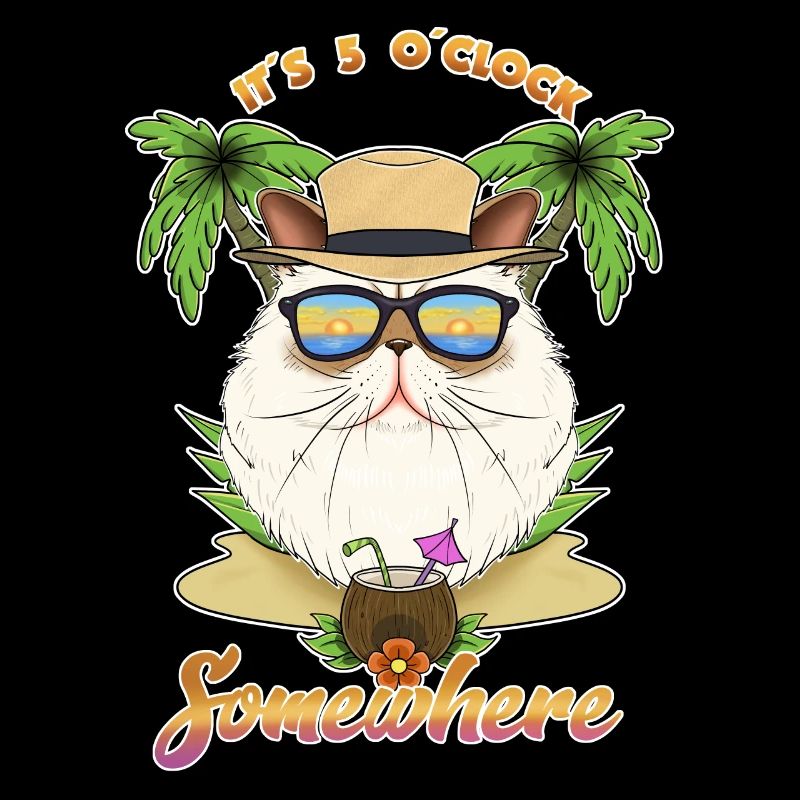 Il est 5 oClock quelque part en train de boire un chat de l’Himalaya