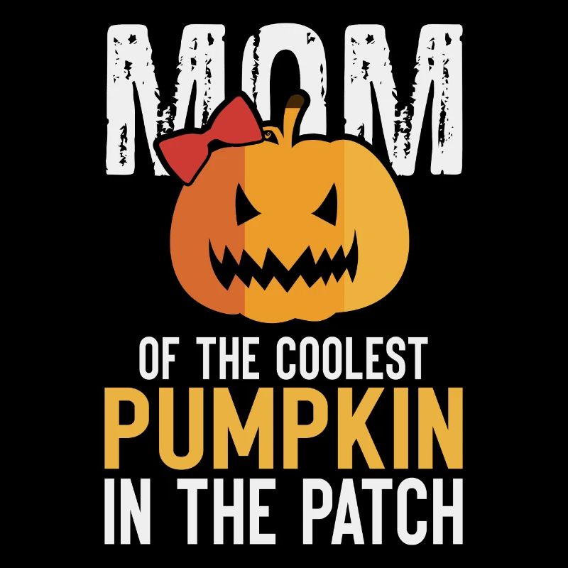 Maman de la citrouille la plus cool dans le patch Halloween