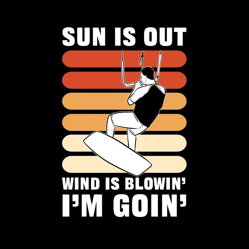Der Wind Weht. Kitesurfen Und Kiteboarding