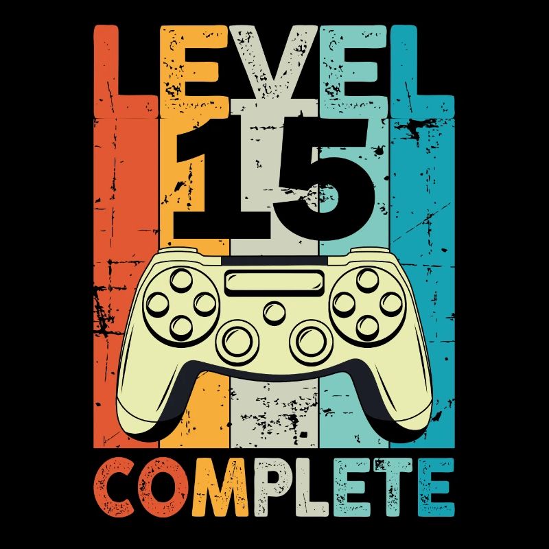 Level 15 Complete Gaming Birthday