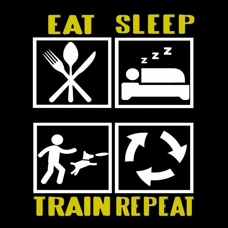 East Sleep Train Repeat Cool Dog Training Dog