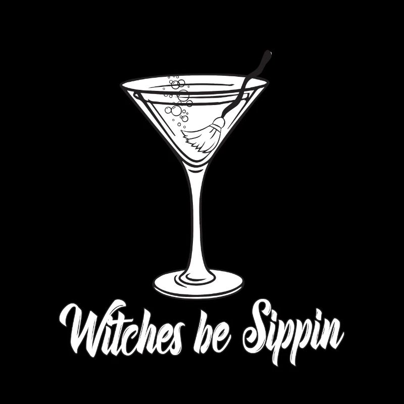 Witches Be Sippin Witch Squad Wine Glass Halloween