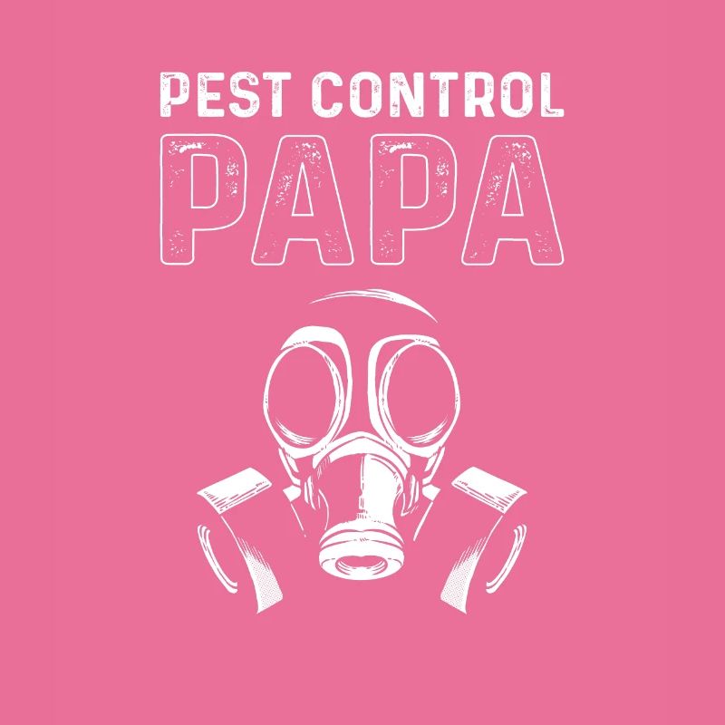 Schädlingsbekämpfung Papa. Exterminator Dad.