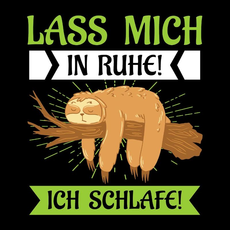 Faultier Lass mich in Ruhe! Ich schlafe!