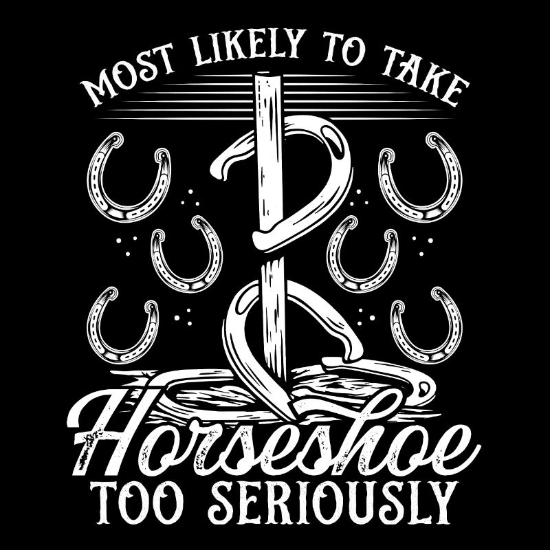 Horseshoe Pitching Take too Seriously Tosser