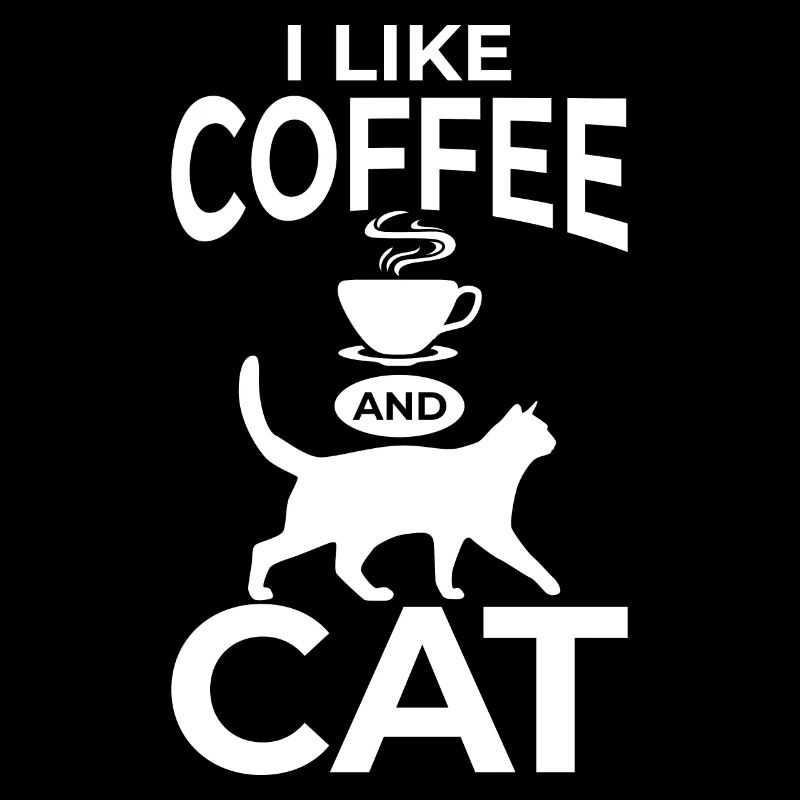 J’aime le café et le chat