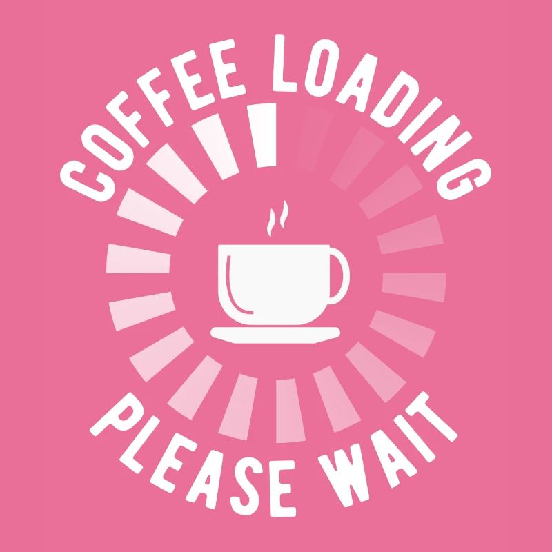 Kaffee Laden Bitte Warten