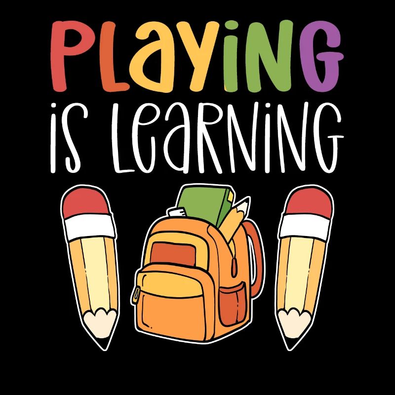Learn to play. Kindergarten teacher for