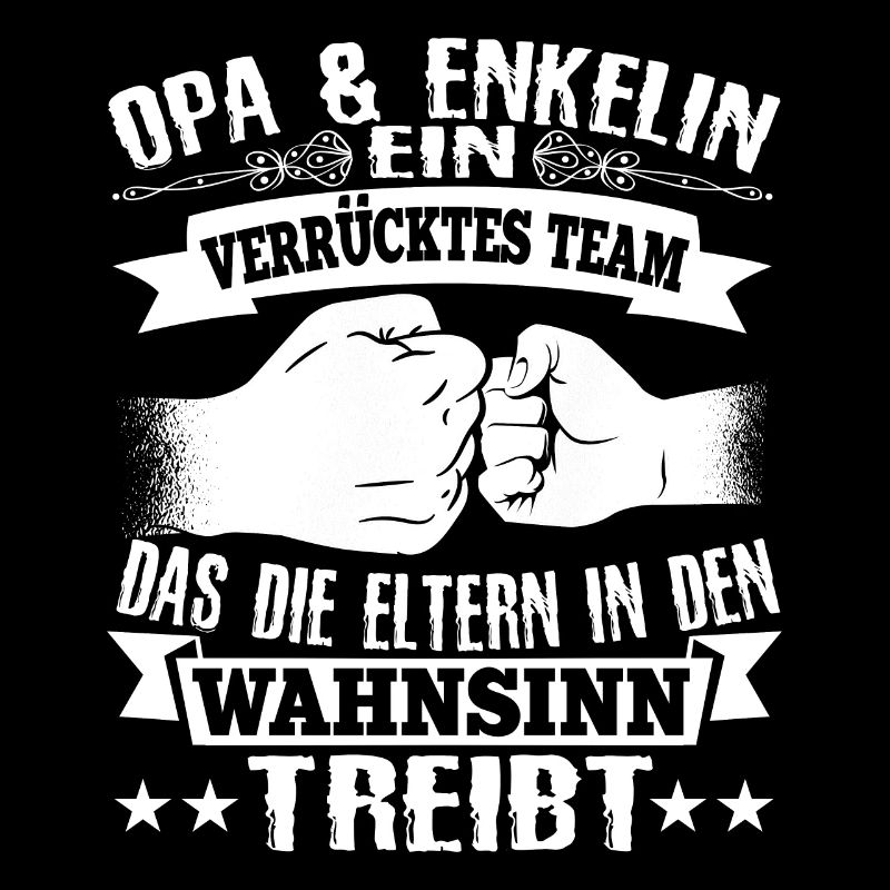Stolz Opa und Enkelin Partnerlook Spruch Geschenk