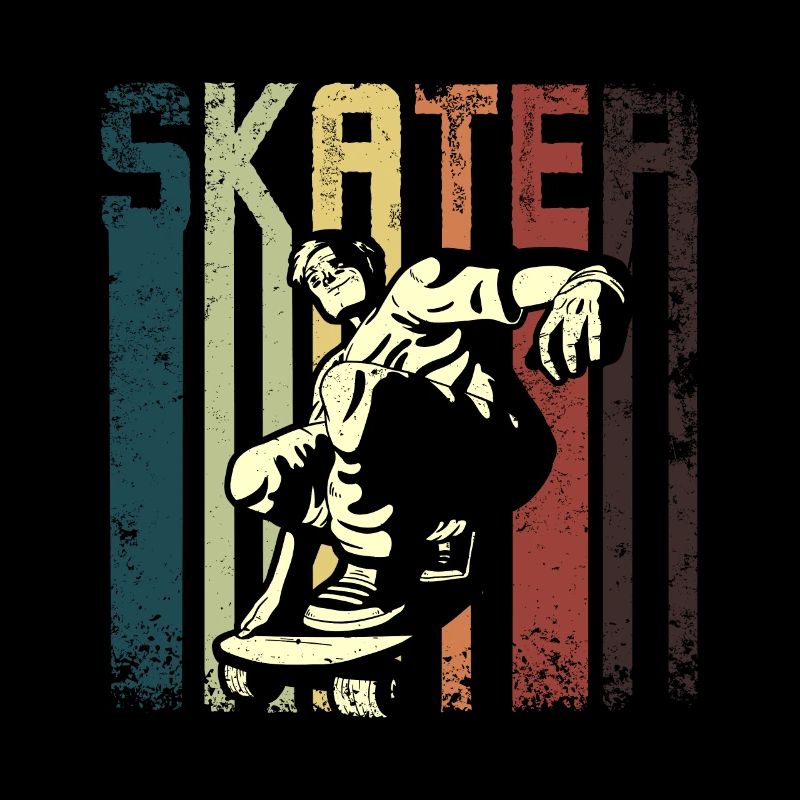 Retro Vintage Skateboarding