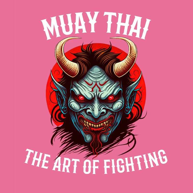Thai-Boxen Oni Dämonische Kampfkunst Muay Thai Oni