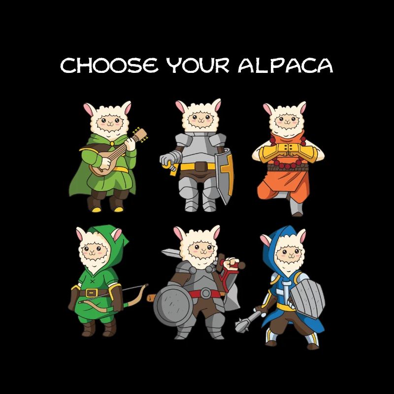 Board Game Choose Alpaca Llama Tabletop Gift