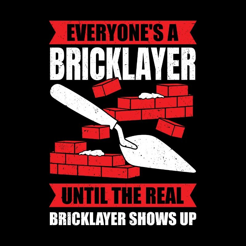 Funny Bricklayer Brick Mason Job Profession Gift