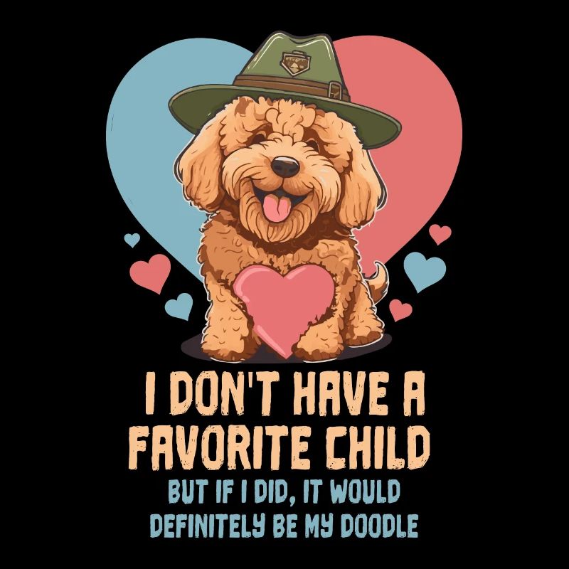 Je n’ai pas d’enfant préféré Goldendoodle Dad