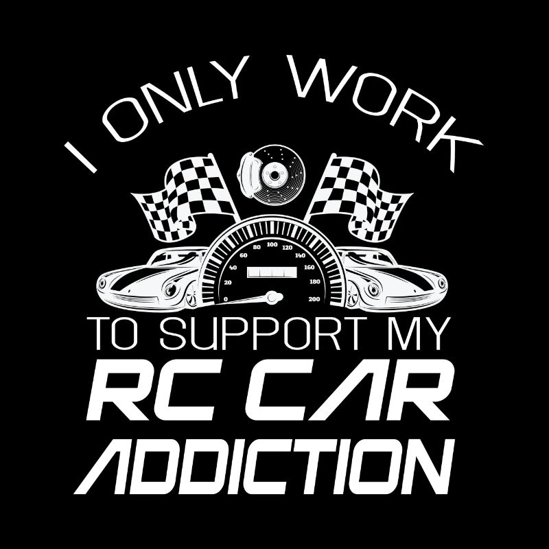 RC Auto Hobby Spruch Ferngestuertes Auto