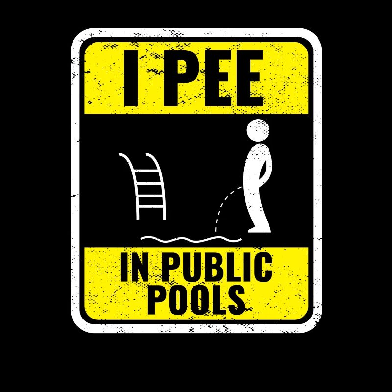 I Pee In Public Pools Funny Peeing In Pools