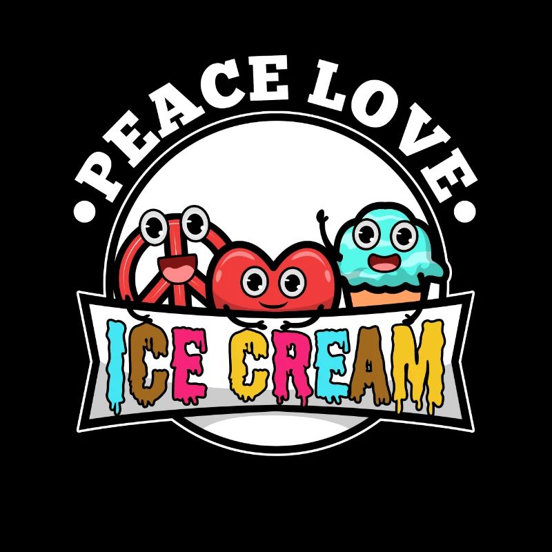 Crème glacée Peace Love