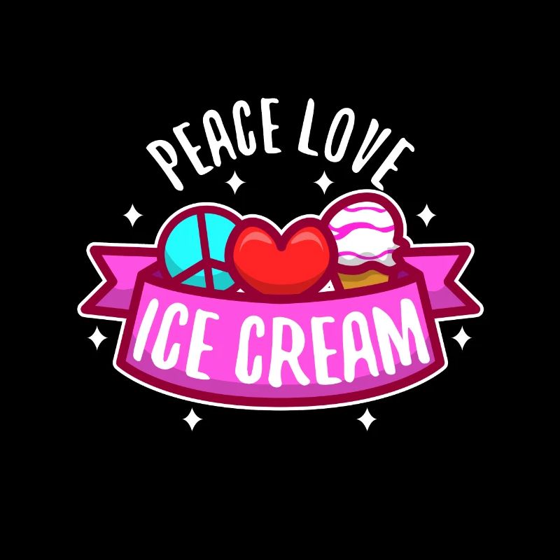 Crème glacée Peace Love