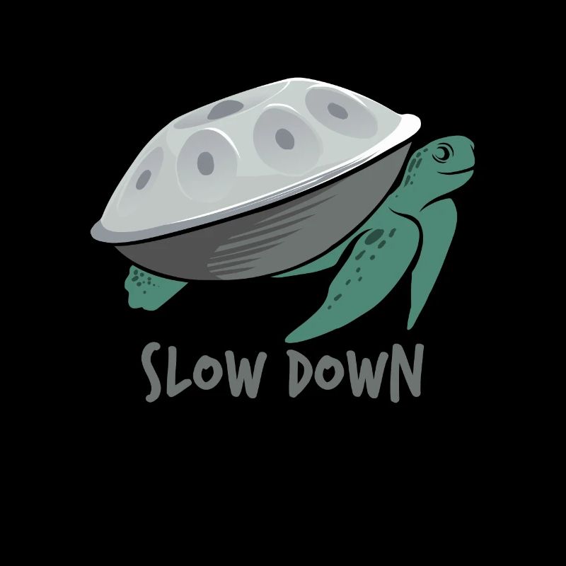Handpan Turtle Handpan spielen