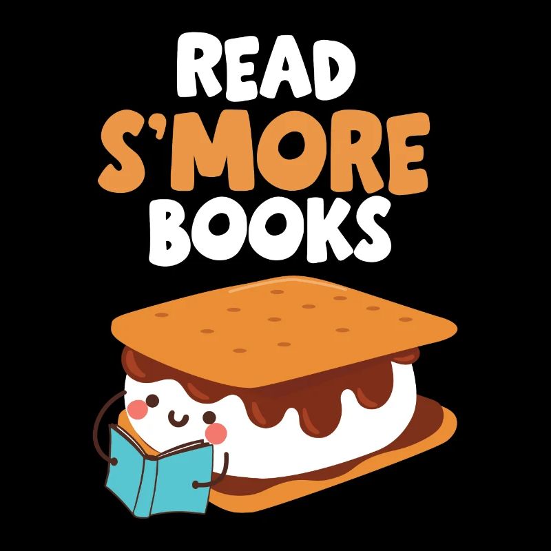 Marshmallow Camping Campfire Funny Read Smore Book