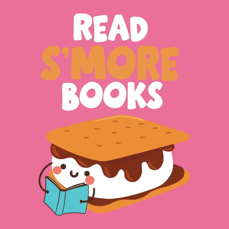 Marshmallow Camping Campfire Funny Read Smore Book