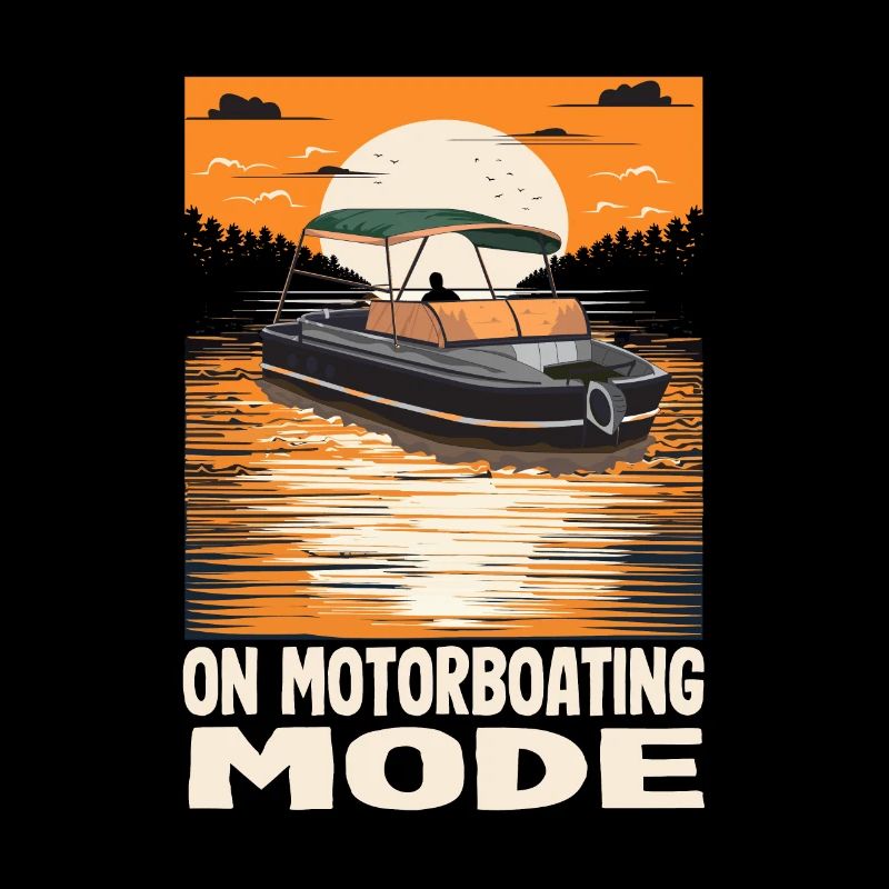 On Motorboating Mode Pontoon Captain Lake Life