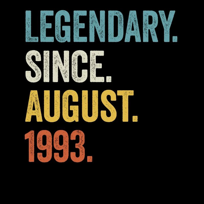 30 Years Legendary Since August 1993 30th Birthday
