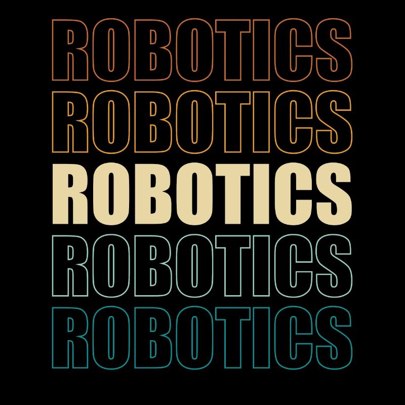 Vintage Droid Builder Retro Build Robot Robotics