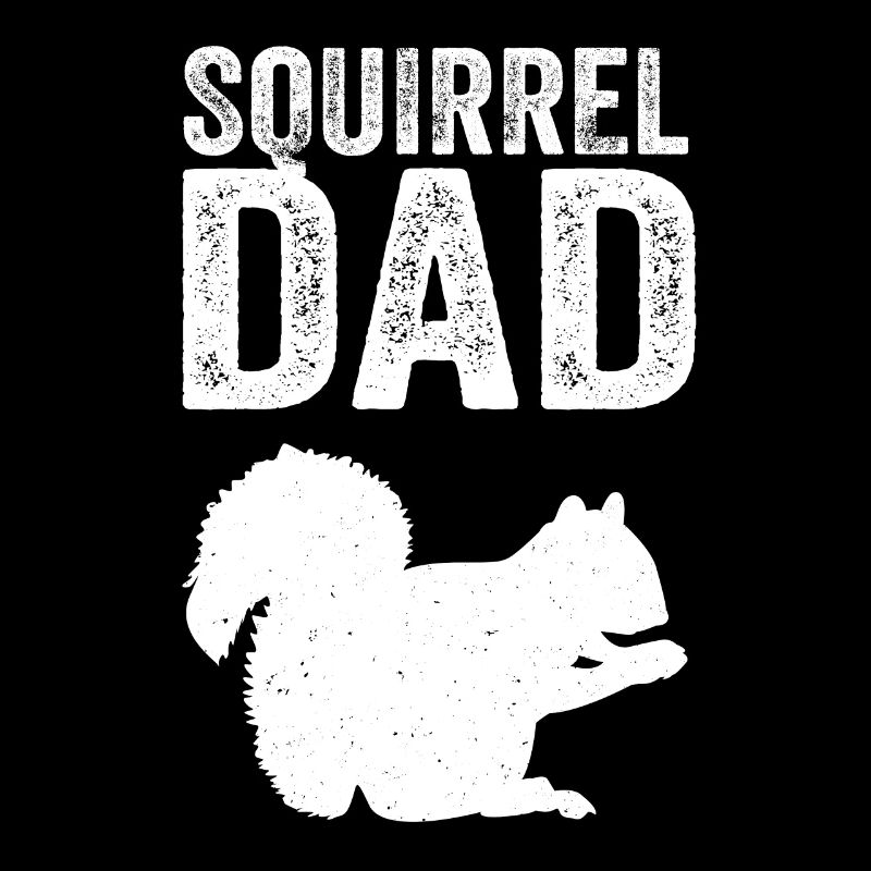 Forest Animal Men Cool Squirrel Dad Father