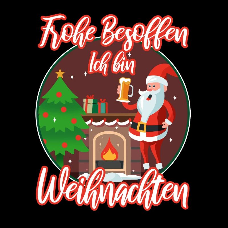 Frohe besoffen ich bin Weihnachten