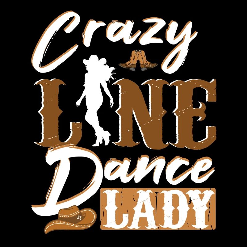 Linedance Crazy Line Dance Lady Cowboyhut