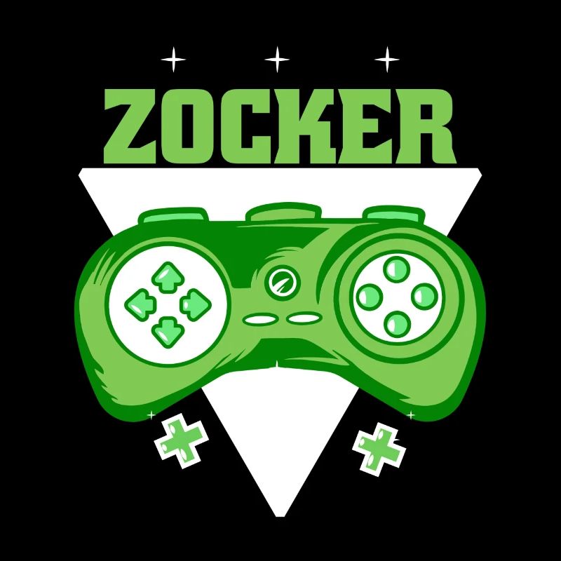 Zocker Controller Gaming Gamer Geschenk Spruch