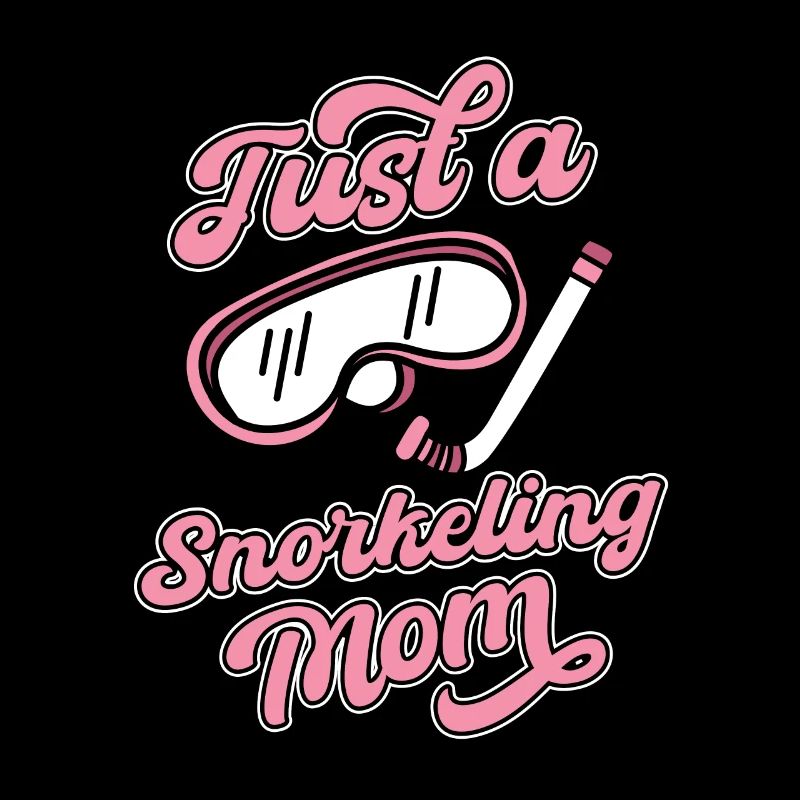 Schnorcheln : juste une maman plongeuse en apnée