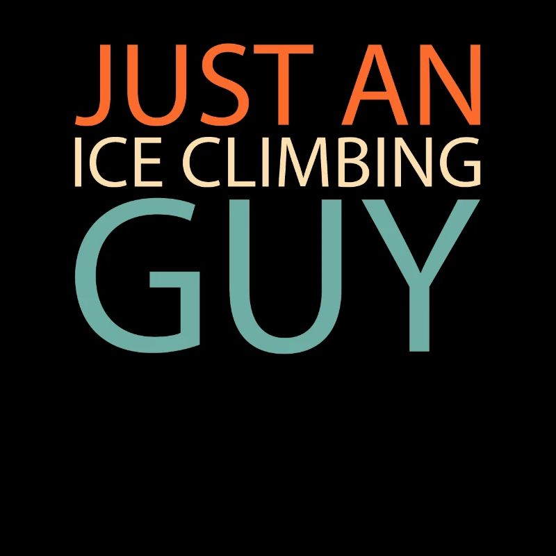 Eisklettern Just An Ice Climbing Guy
