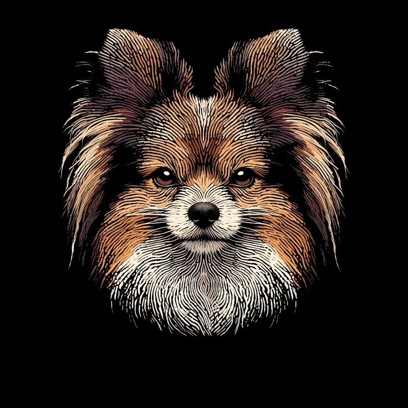 Empreinte digitale Papillon