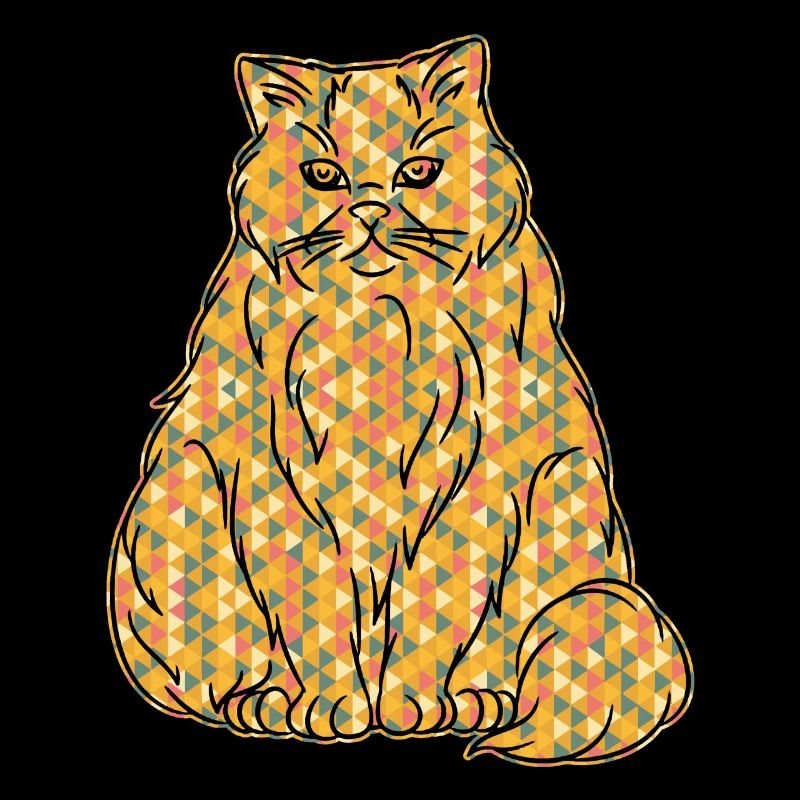 Himalayan Cat Himalayan Cat Geometric