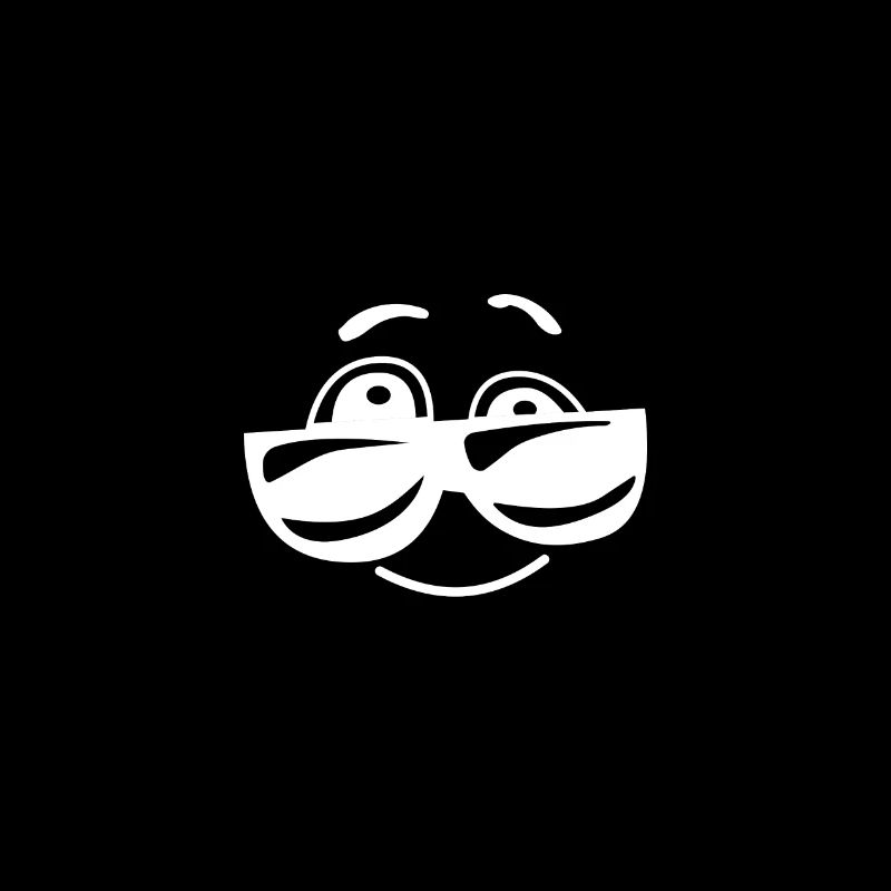 Smiley avec des lunettes de soleil