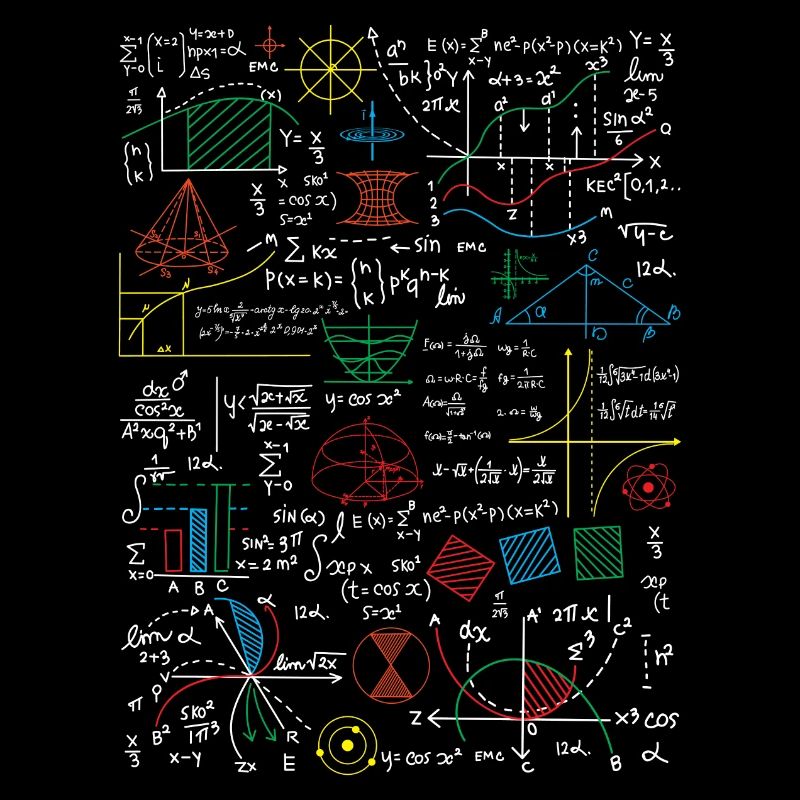 Fiche de mathématiques. Professeur de mathématiques drôle